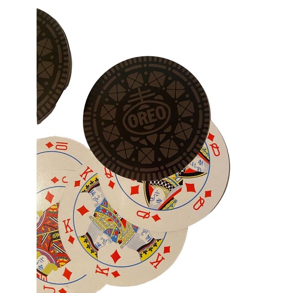 OREO Playing Cards That Look Like Oreo Cookie Shaped Cards - Picture 11 of 11